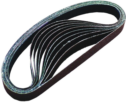 ASTRO PNEUMATICS ast-303780z 80 grit 1/2" x 18" sanding belt - 10pc