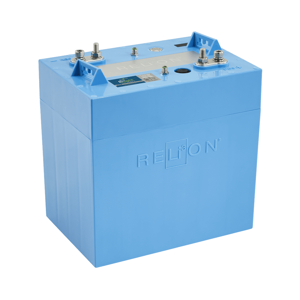 RELiON 12V120-GC2-LT, Low Temperature InSight LIFEPO4 Legacy Lithium Battery GC2 12V, Not Series Capable, 12V, 120 Amp Hour, HAZMAT