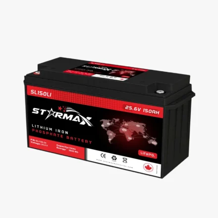 Starmax STL24-150 24V 150Ah LiFePO₄ Deep Cycle Lithium Battery