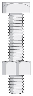 QuickCable 6000-010 5/16-18X1-1/4 BOLT&NUT ZINC –10 Pack