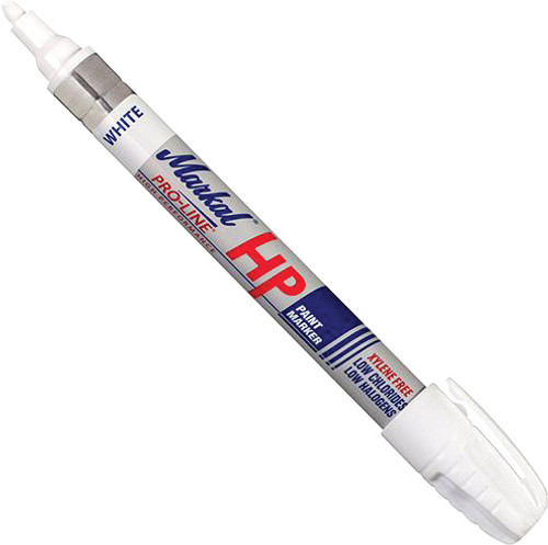 MARKAL MARKERS mkl-96960ea pro-line® hp liquid paint marker, white