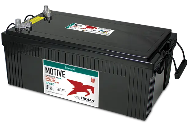 Trojan 8D-AGM 12V 230Ah Dual Purpose AGM Deep Cycle / Non-Spillable Battery