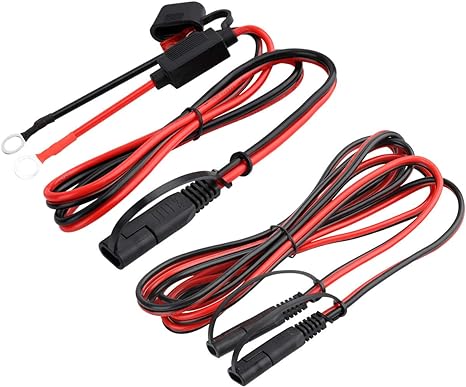 Ring Terminals and Quick Connect with 8ft 12 AWG DC Cord