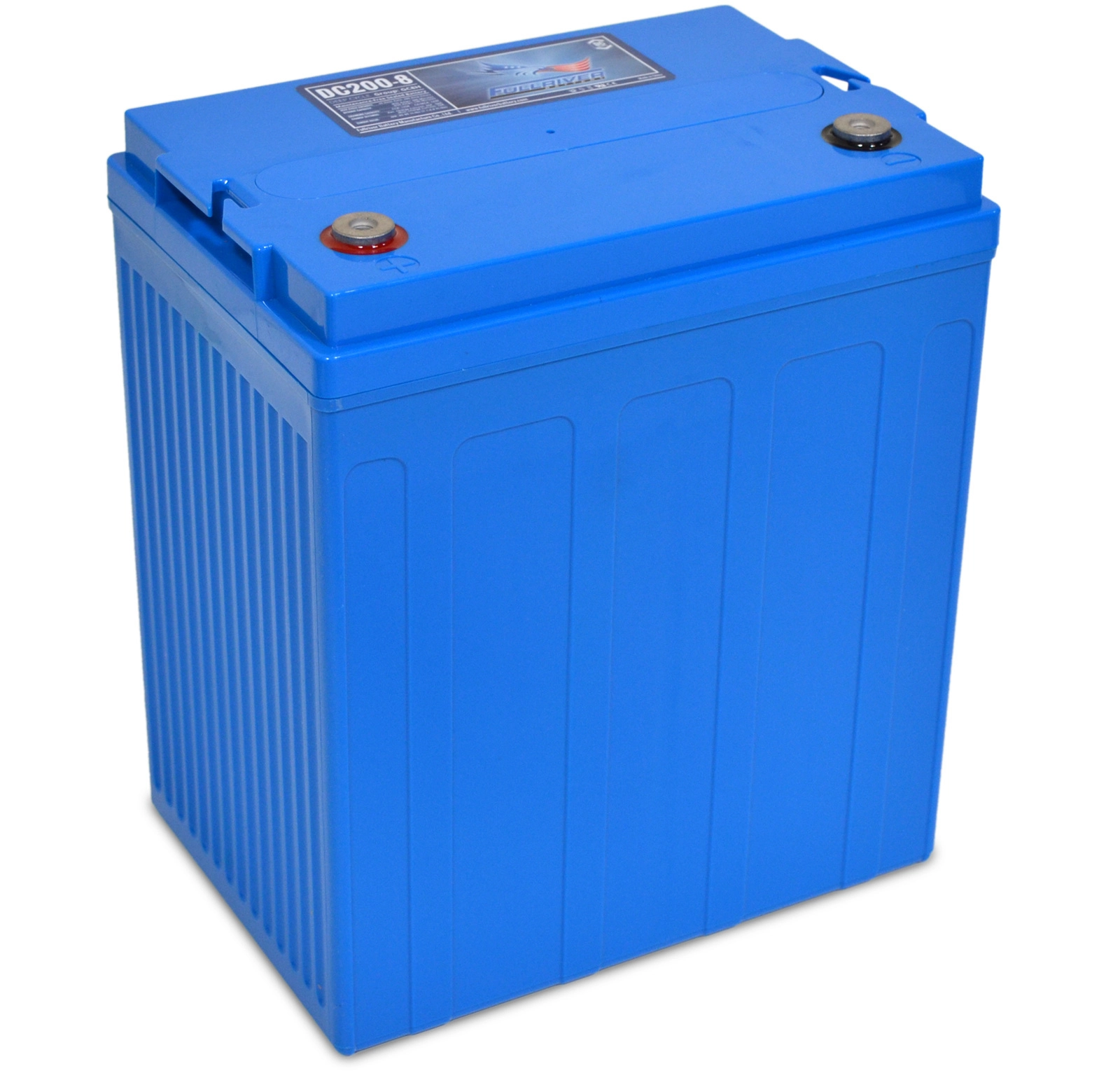 Fullriver DC200-8 8V 200Ah Premium Deep Cycle AGM Battery, Group GC8H, M8 Terminal