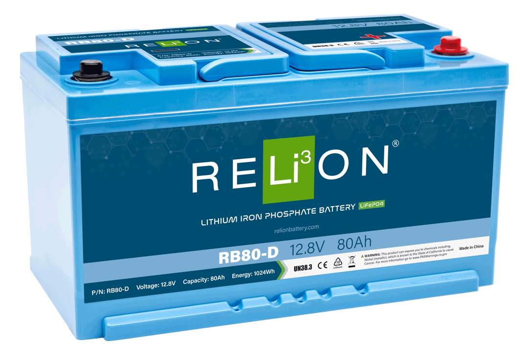 Relion RB24V200 24V 200Ah LiFePO₄ Deep Cycle Lithium Battery – LITH24-200