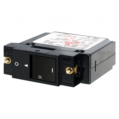 Blue Sea Systems BS7425 A-Series Restricted Off Flat Rocker Circuit Breaker - Single Pole 5A