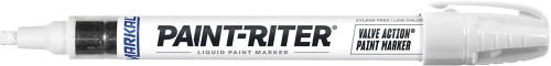 MARKAL MARKERS mkl-96820ea valve action® paint marker, white
