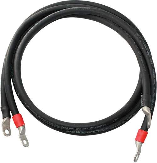 Clore Automotive sol-pia30 input cable accessory set for #sol-pi30000x, (2) 5 ft flong 2/0 gauge cables