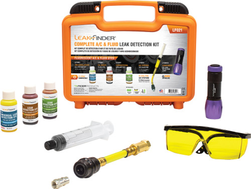 LEAKFINDER LKF-LF021 Complete A/C & Fluid Leak Detection Kit