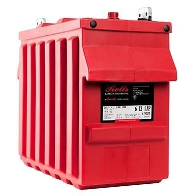Rolls Surrette 6 CS 17PS Solar Battery, 6V 733 Ahr @100hr, Dual Wall Container